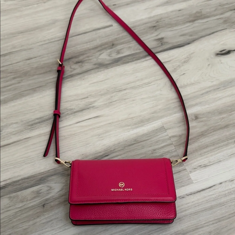 Michael Kors Fuchsia Crossbody Bag one size